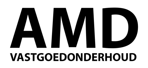Het logo van AMD Vastgoedonderhoud, uw elektricien voor in Utrecht